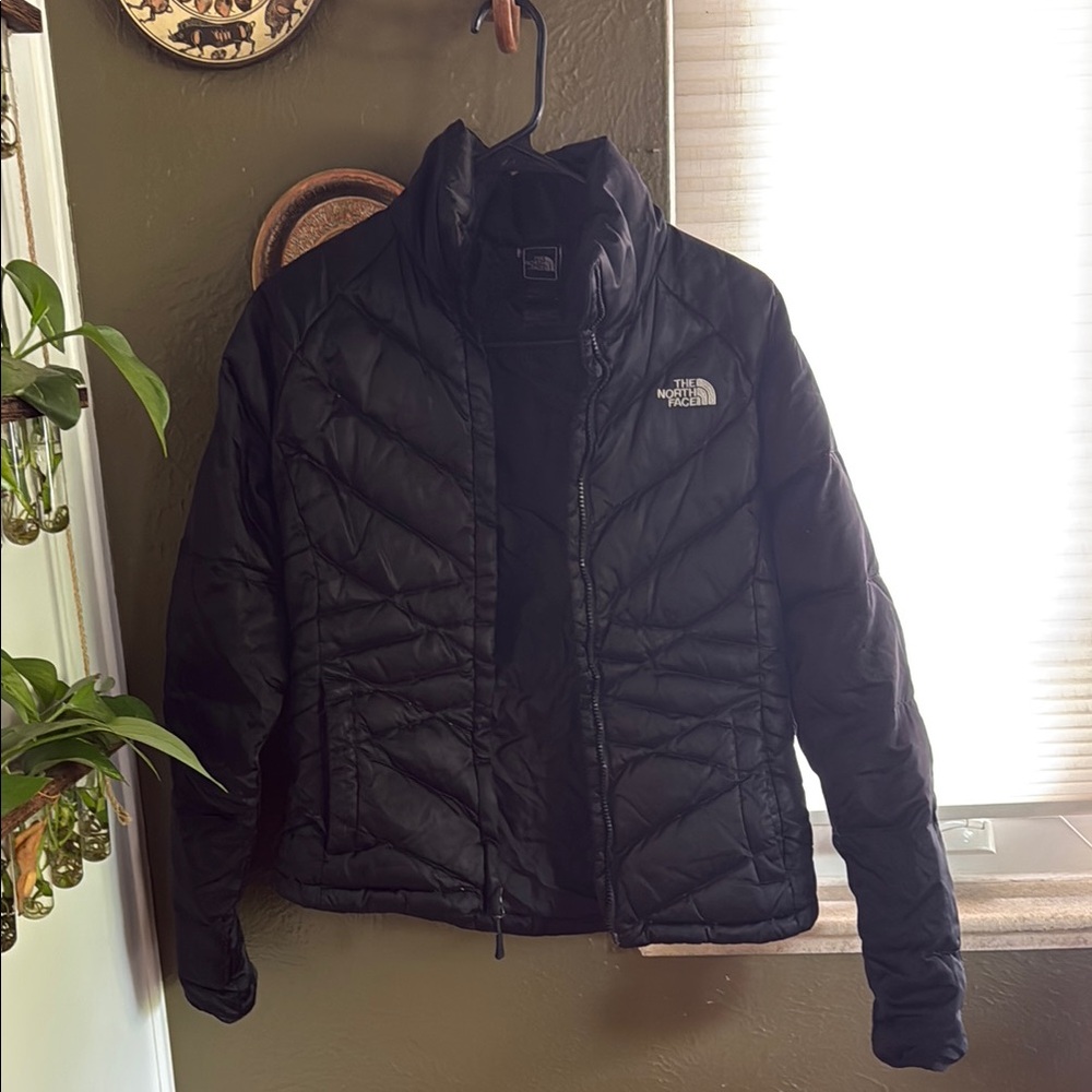 The North Face Black Puffer Jacket Quilted Insulation